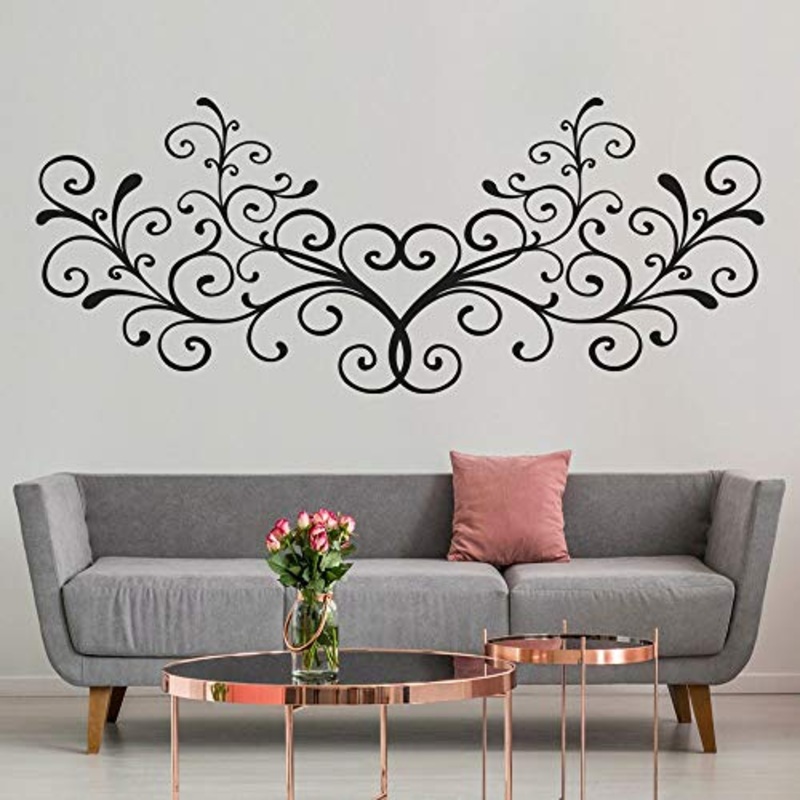 T-MK310 – Adesivi per testiera del letto, 57 x 140 cm, colore: Nero