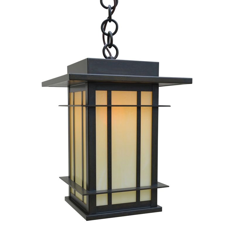Arroyo OPH-11OF-BZ Oak Park One Light Pendant Bronze