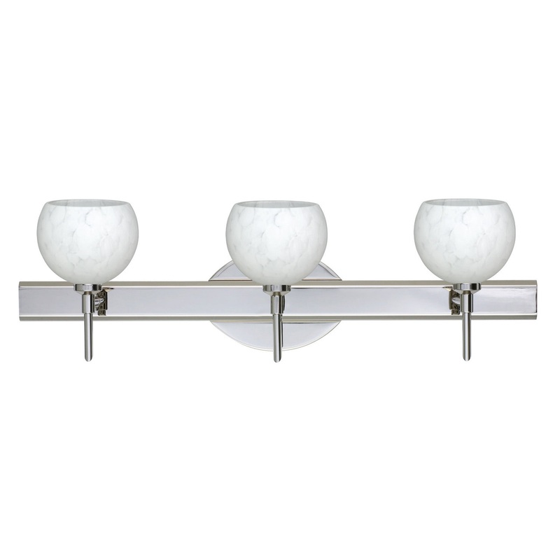 Besa 3SW-565819-CR Palla Three Light Wall Sconce Chrome (Discontinued)