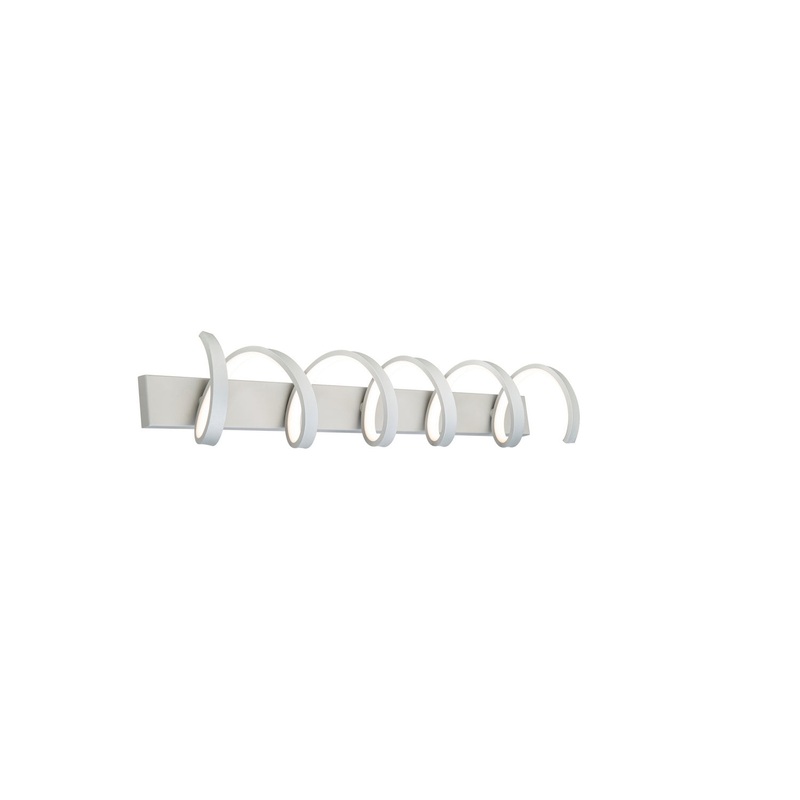 LED Bath from the Marques Collection in Titanium Finish by W.A.C. Lighting