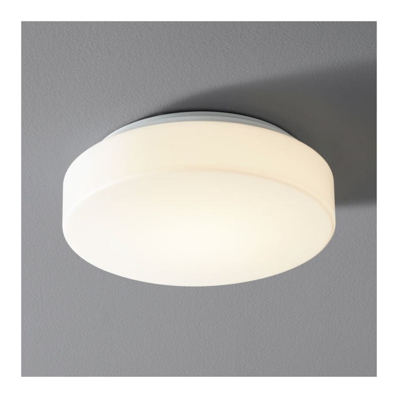 Rhythm Single-Light 10″ LED Flush Mount Ceiling Fixture – White