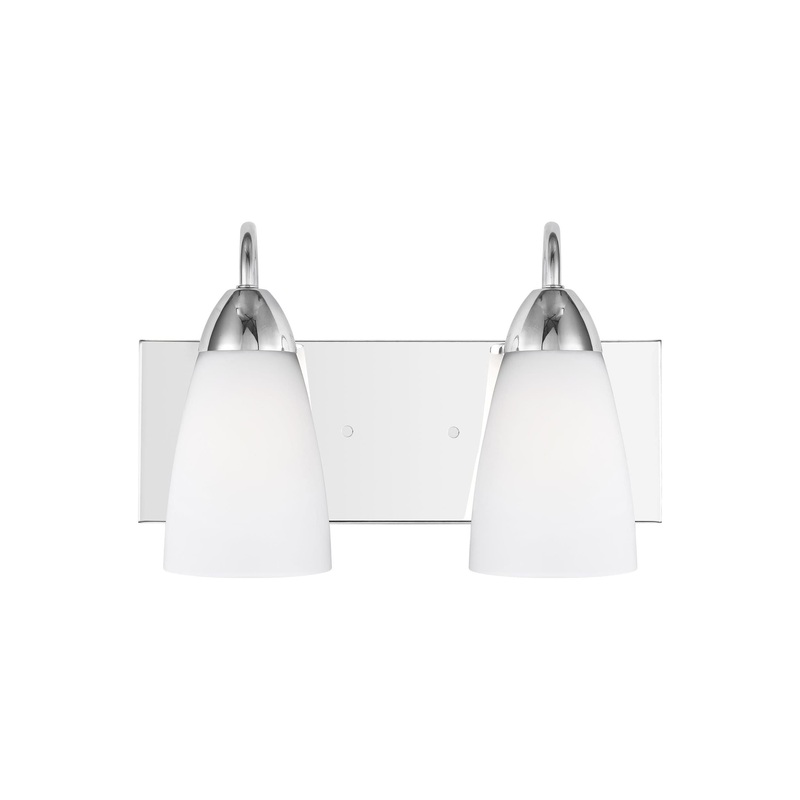 Seville Two Light Wall / Bath Chrome None