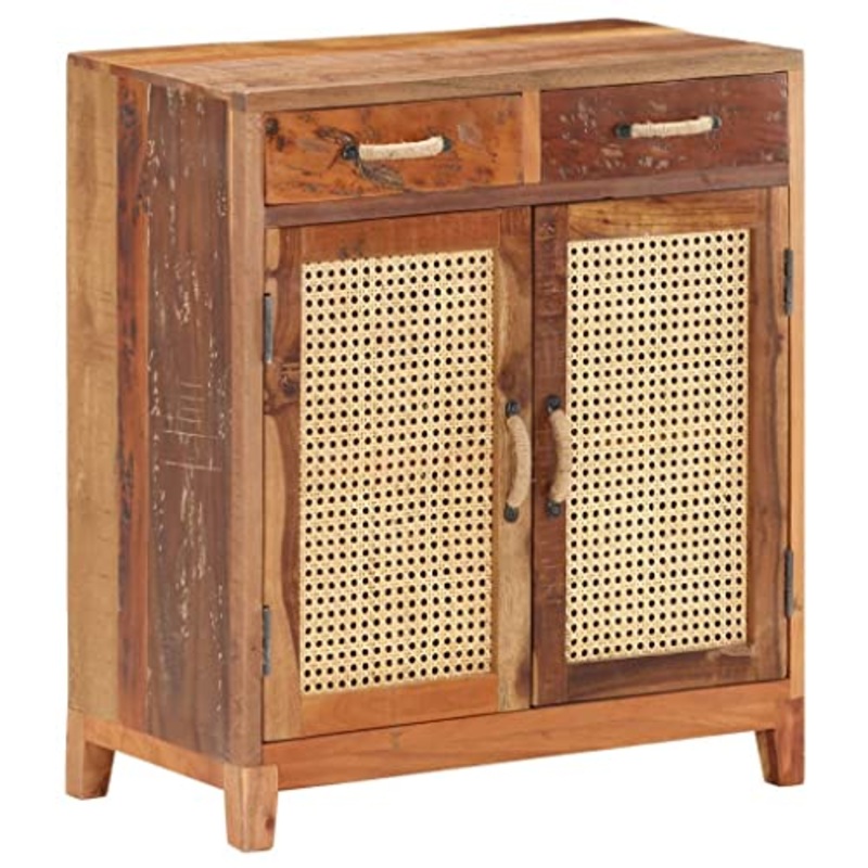 vidaXL Credenza 65x35x75 cm in Legno Massello di Recupero