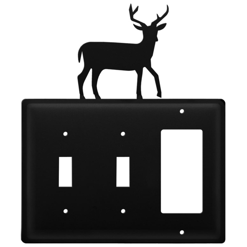 Village Wrought Iron ESSG-3 Triple Deer Switch Cover Triple CUSTOM Product