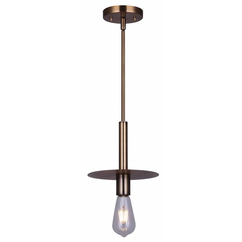 Canarm IPL696B01GD Viggo One Light Pendant Gold