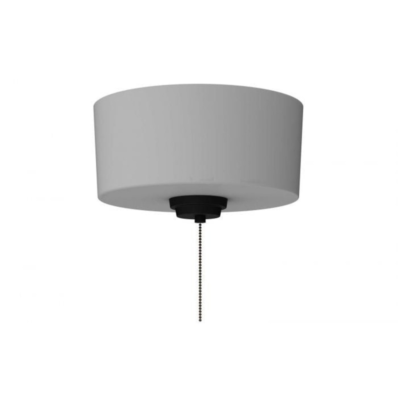 Craftmade LK2802-FB-WG-LED Two Light Fan Light Kit Flat Black (Discontinued)