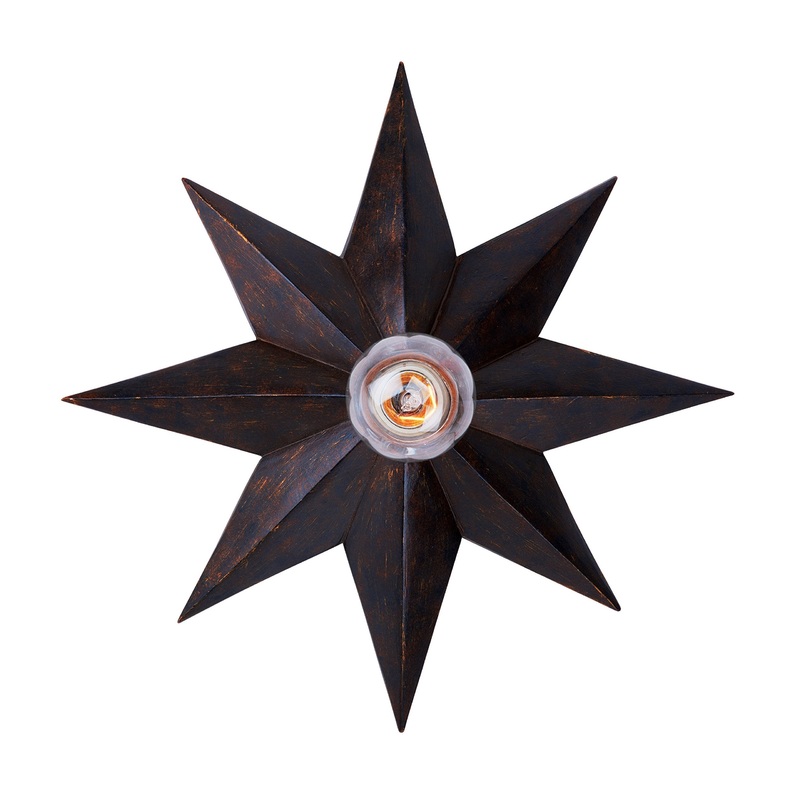 Crystorama 9230-EB  Transitional One Light Ceiling Mounts from Astro collection in Bronze/Darkfinish,