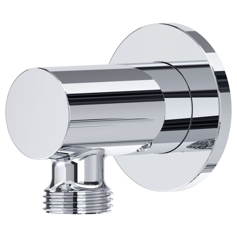 Handshower Elbow Outlet 90 Degree Brass Chrome 1/2 IN Copper Slip Fit