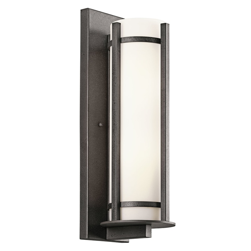 Kichler 49120AVI Two Light Outdoor Wall Mount, Anvil Iron