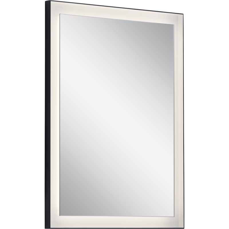Kichler 84167 LED Mirror, Matte Black