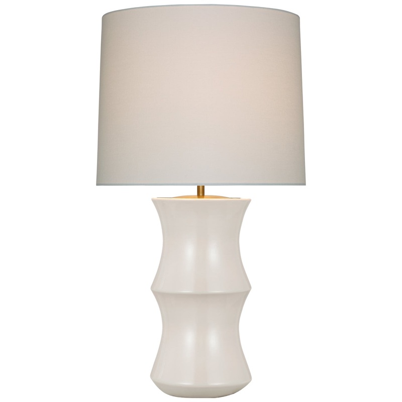 LED Table Lamp from the Marella Collection in Ivory Finish by Visual Comfort Signature