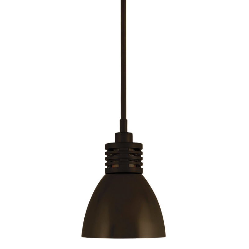 One Light Pendant from the Action Collection in Bronze Finish by Stone Lighting
