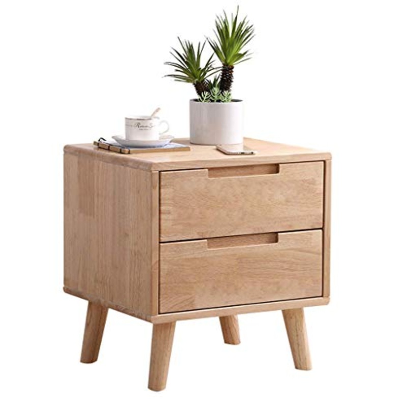 Yyqx Comodino Armadietto Moderno Semplice del Comodino di economia Domestica di Legno Solido del Comodino della Camera da Letto Comodini Letto