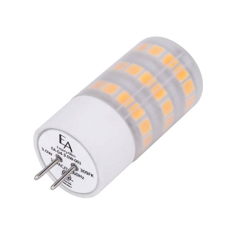 4 Watt LED LED, 425  Lumens, G4 Bi Pin base, 12 Volt Light Bulb by Emery Allen