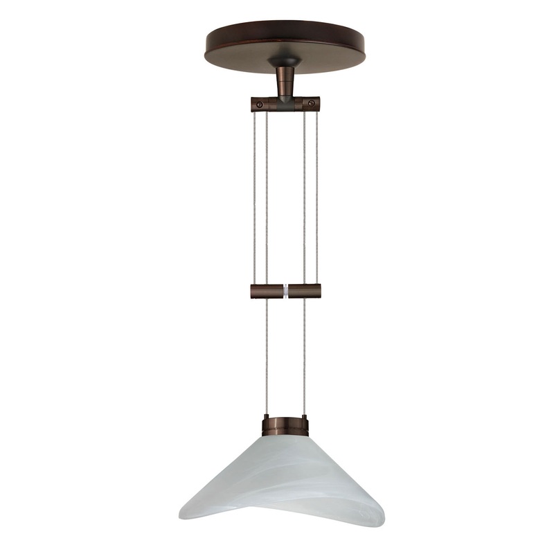 Besa 1XA-191352-BR Hoppi One Light Pendant Bronze