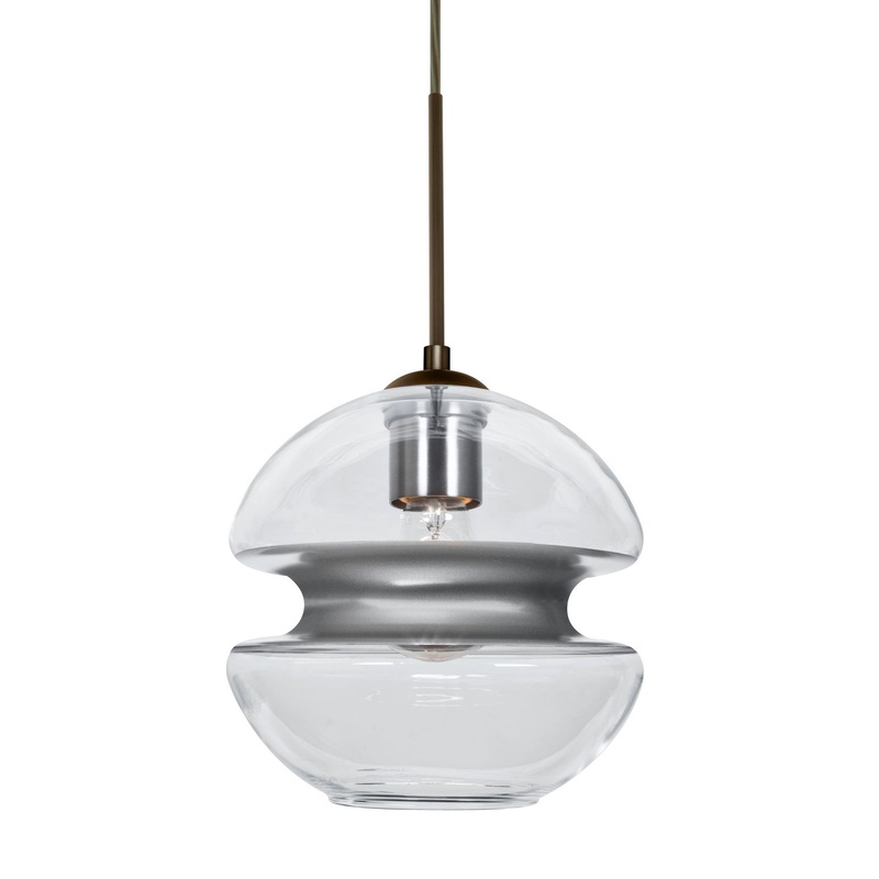 Besa J-HULA8SL-BR Hula 8 One Light Pendant Bronze