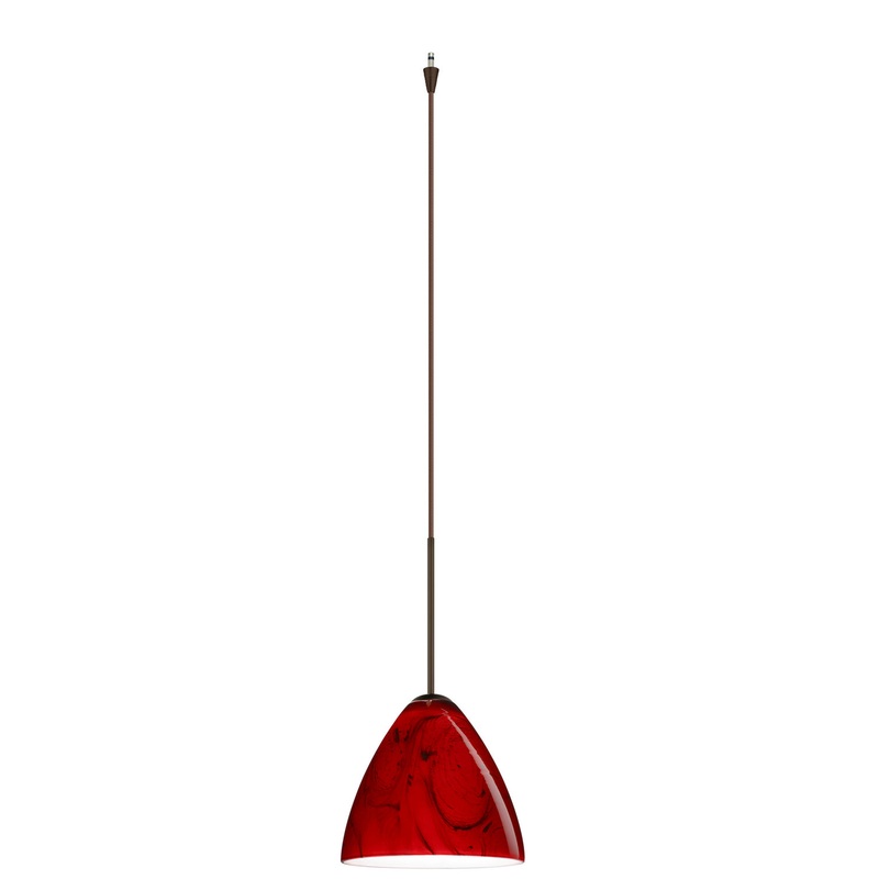 Besa XP-1779MA-BR Mia One Light Pendant Bronze