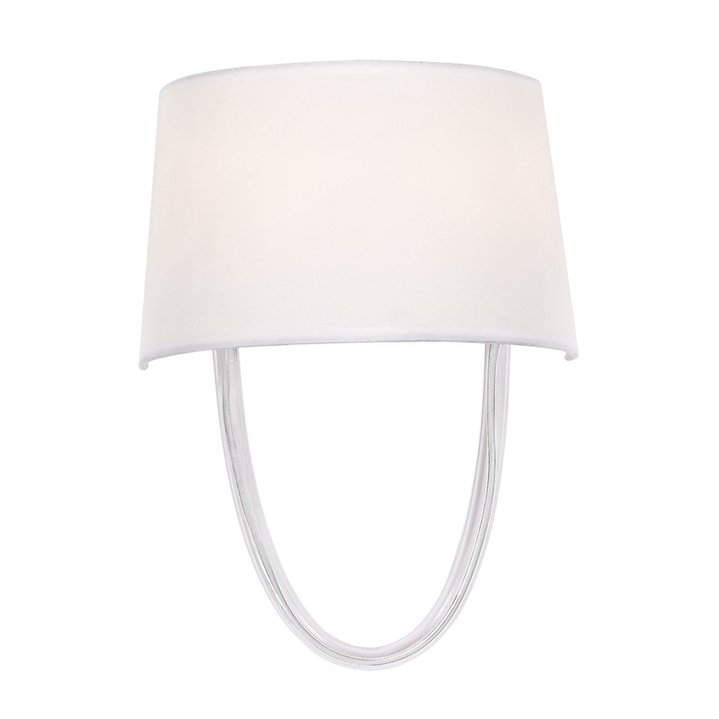 Crystorama 9902-CLEAR Stella Two Light Wall Sconce Polished Chrome