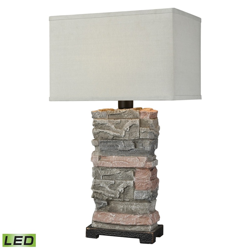 ELK Home D3975-LED Terra Firma LED Table Lamp Stone