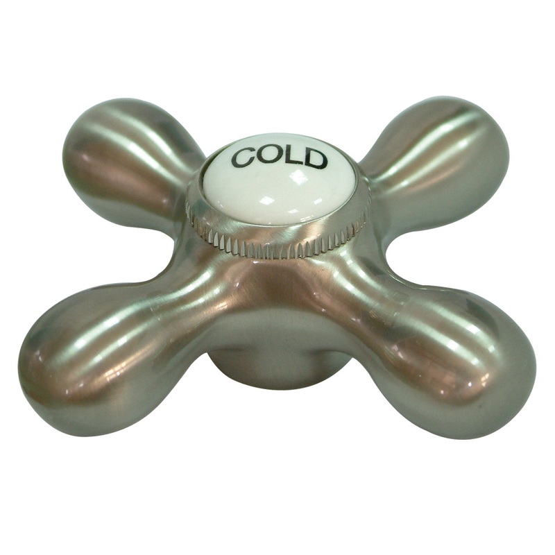KSH1168AXC Cold Metal Cross Handle, Brushed Nickel