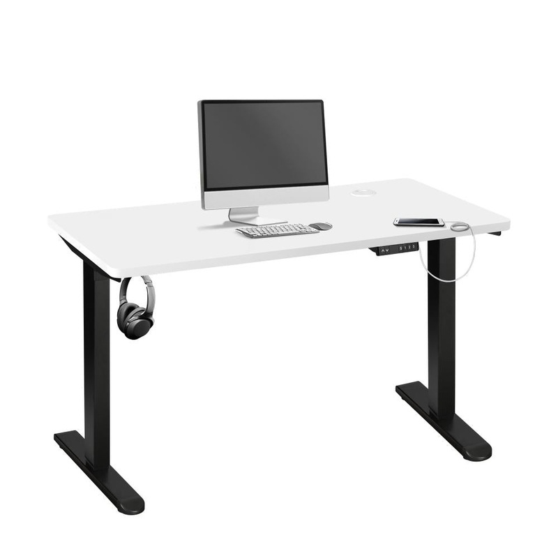 Standing Desk Adjustable Motorised 150 Black&White