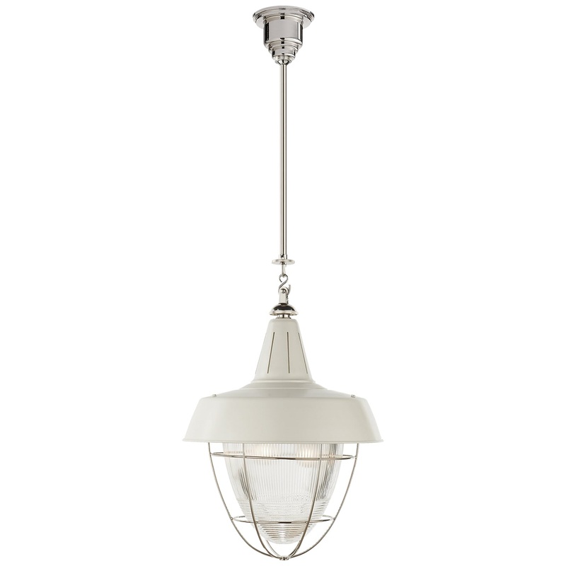 Two Light Pendant from the Henry Collection in Polished Nickel Finish by Visual Comfort Signature