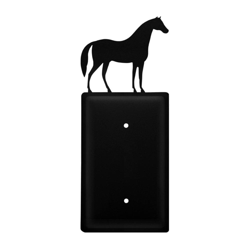 Village Wrought Iron EC-68 Single Horse Single Elec Cover CUSTOM Product
