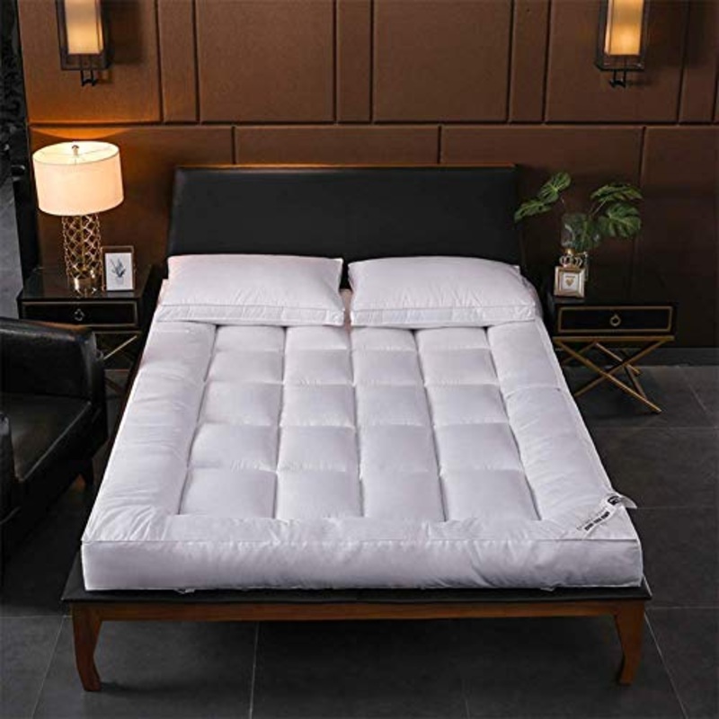 Z&HA Giapponese Piano Materasso Futon, Tatami Tappetino Portatile Materassino da Campeggio Bambini Sleeping Pad Pieghevole Roll Up Piano Lounger Divano Letto,Bianca,150x200cm