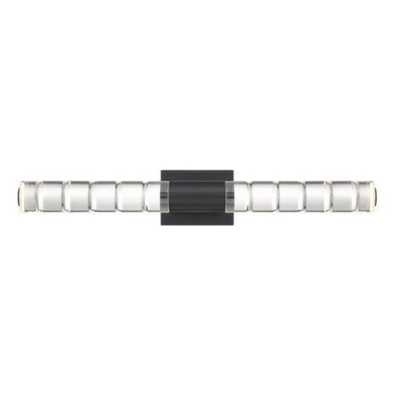 Beale LED Bathroom Vanity Light Black Lustre