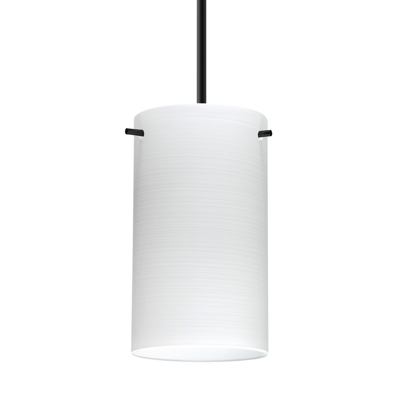 Besa 1BT-4404KR-MED-BK Besa Stilo 7 Pendant One Light Pendant Black