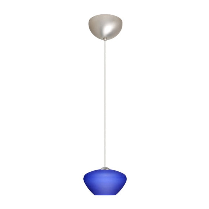 Besa 1XC-541087-SN Peri One Light Pendant Satin Nickel