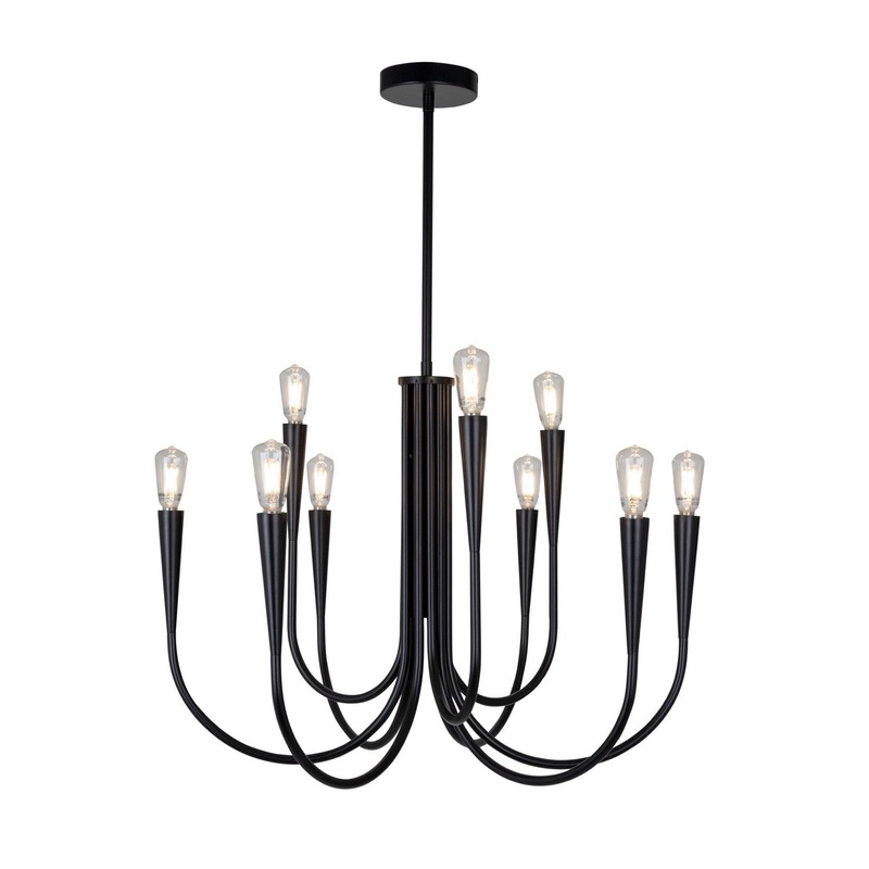 Bronte Chandelier – Black / 25.25