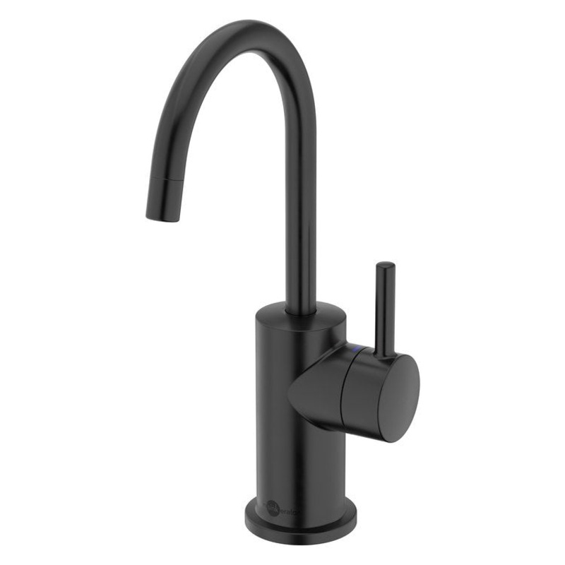 Cold Water Dispenser Showroom Modern 3010 1 Lever ADA Gooseneck Swivel 360 DEG Matte Black