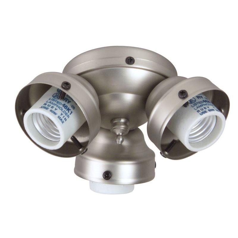 Craftmade F300-CH-LED Universal Three Light Fitter Chrome (Discontinued)