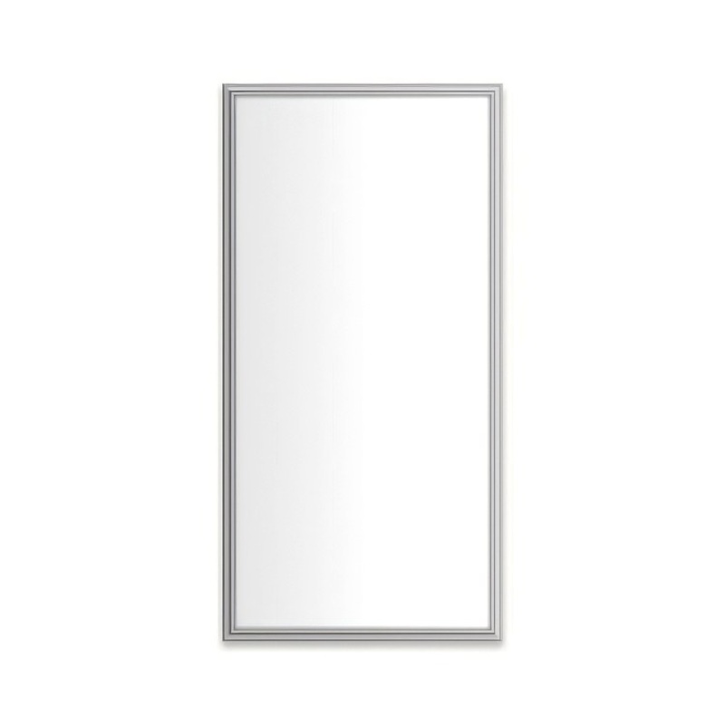 Medicine Cabinet Main Line 20 x 40 Inch 1 Doors Framed Mirror Chrome Flat Top Rosemont Frame Slow Close Hinges 4 Inch