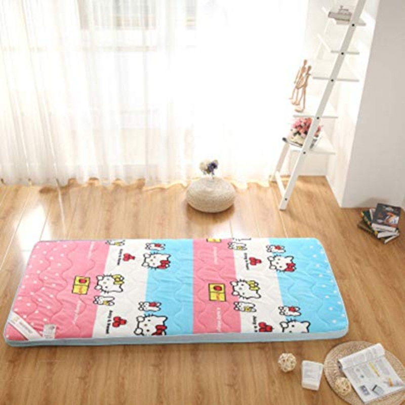 Nileco Materassi Giapponesi Quilting Futon, Traspirabilit Materasso Tatami Stuoie Addensare Tappetino umidit-Prova Coprimaterasso Quattro Stagioni Disponibili-h 100x200cm(39x79inch)