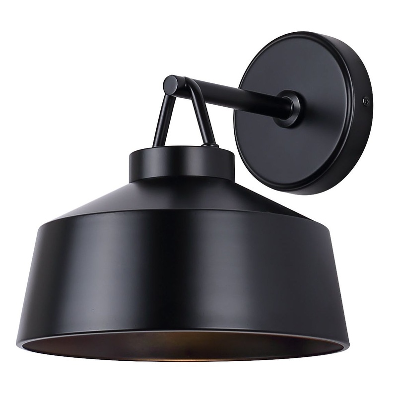 Orillia 1-Light Outdoor Lantern Black