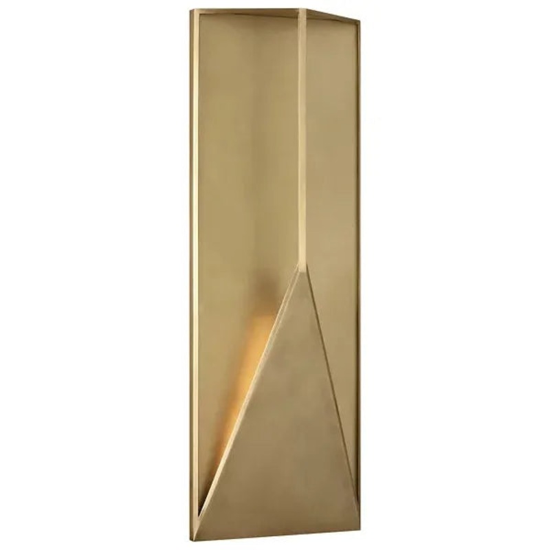 Punto 38 Wall Hand Rubbed Antique Brass