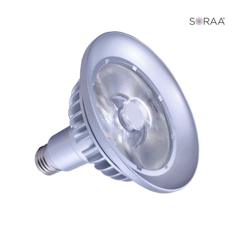 SORAA 18.5W LED PAR38 3000K VIVID 36 DIM Light Bulb by Bulbrite