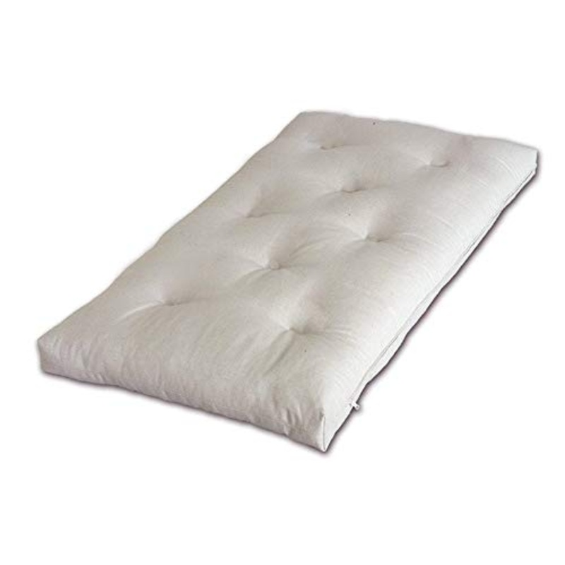 Vivere Zen – Futon Adaki 8 cm per Bambini – Rivestimento Bio Certificato – Misura 50×90 cm