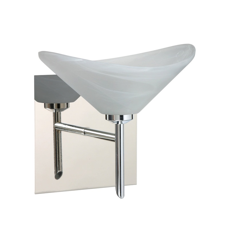 Besa 1SW-191352-CR-SQ Hoppi One Light Wall Sconce Chrome