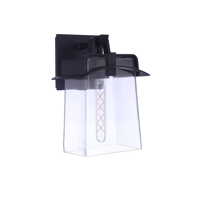 Craftmade ZA6014-ABZ Smithy One Light Outdoor Lantern Aged Bronze Brushed