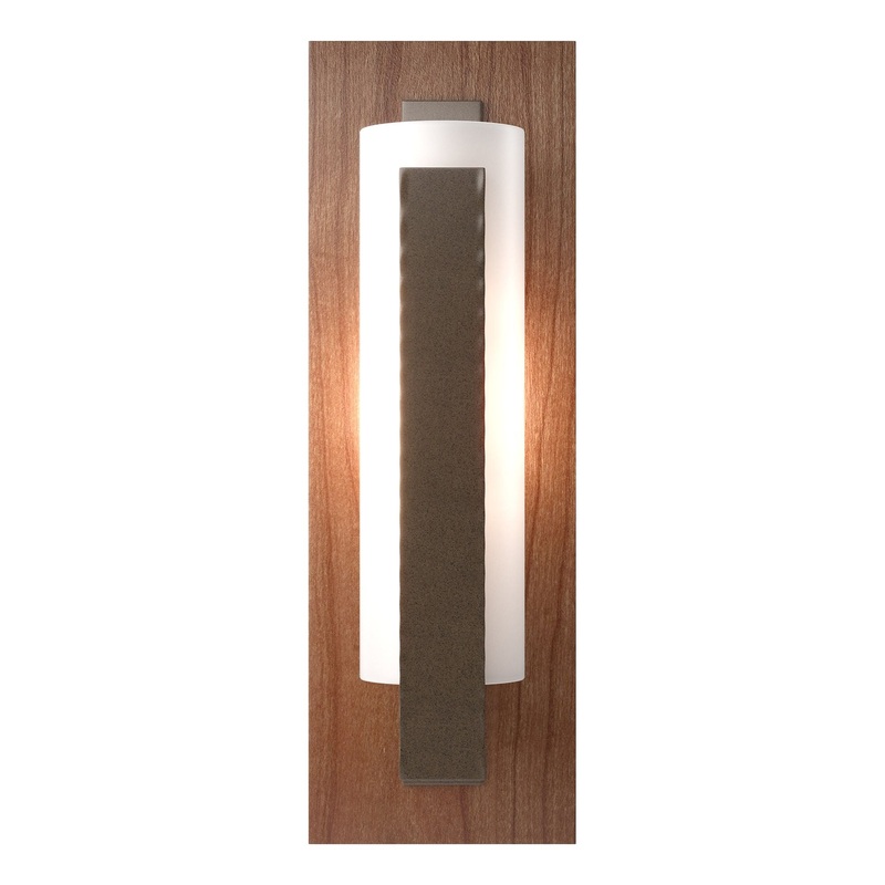 Forged Vertical Bar Sconce Bronze Cherry