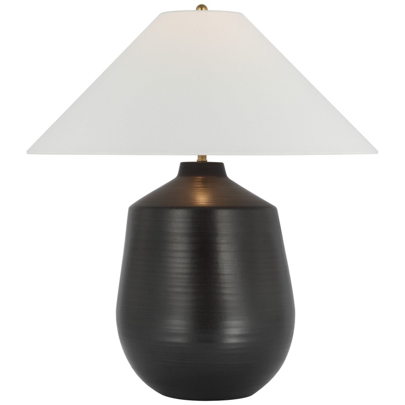 LED Table Lamp from the Lillis Collection in Matte Black Finish by Visual Comfort Signature