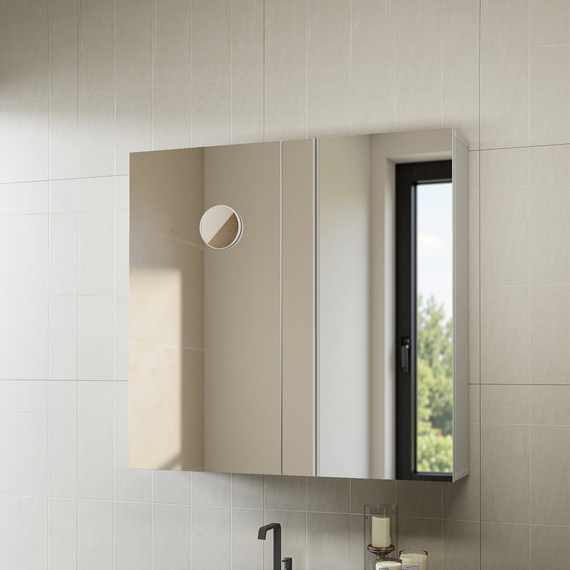 Levede Bathroom Mirror Cabinet 75CM