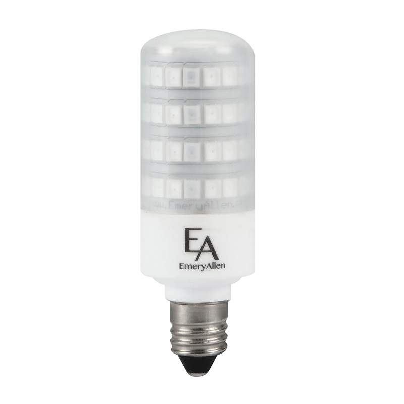 3 Watt JD Ell Minican LED, 65  Lumens, E11 Mini-Can base, 120 Volt Light Bulb by Emery Allen
