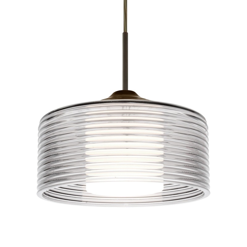 Besa J-BELUCL-BR Besa Belu Pendant One Light Pendant Bronze