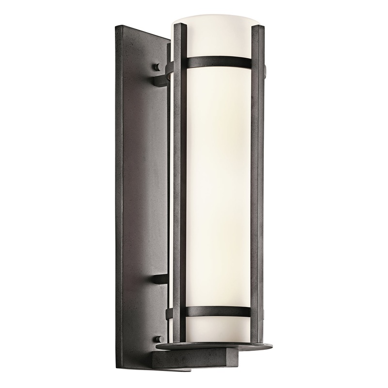 Kichler 49121AVI Two Light Outdoor Wall Mount, Anvil Iron