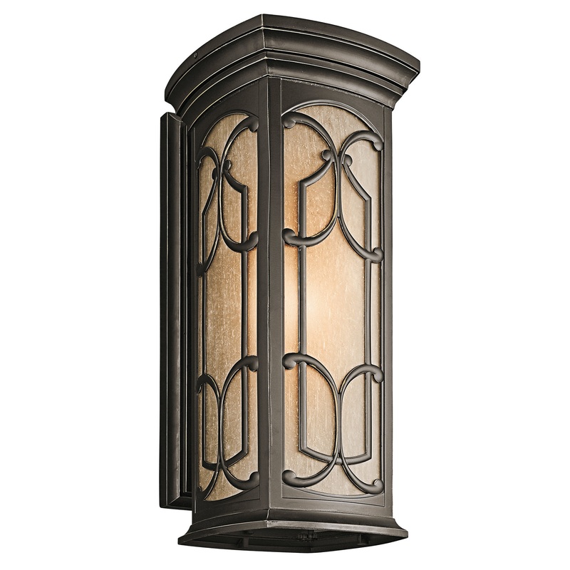 Kichler 49229OZ One Light Outdoor Wall Mount, Olde Bronze