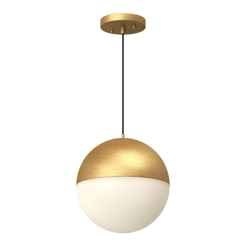 LED Pendant from the Monae Collection in Brushed Gold Finish by Kuzco Lighting